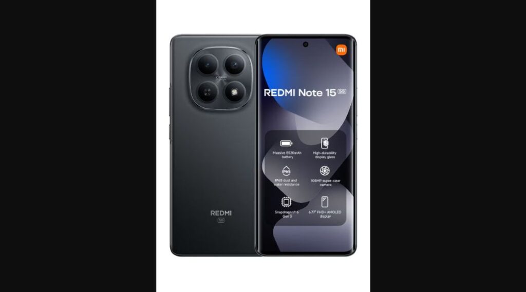 xiaomi redmi note 15 5g 12 512 black
