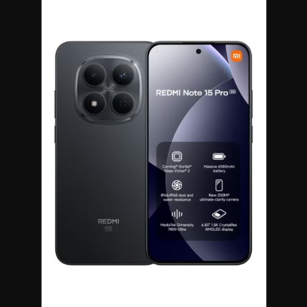 xiaomi redmi note 15 pro 5g 12 256 black