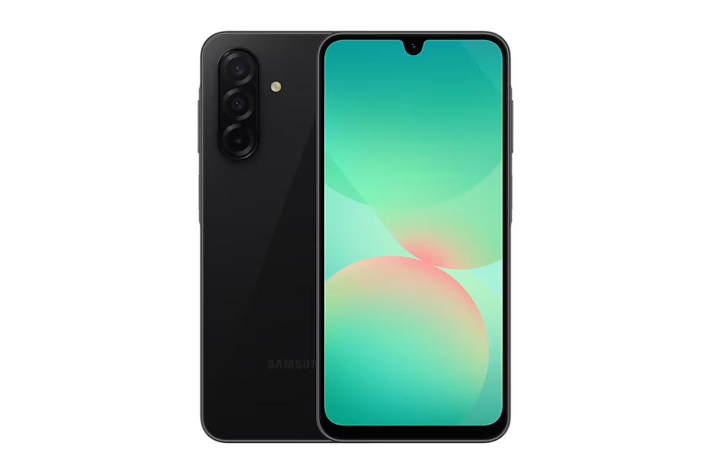 Samsung Galaxy A26 5G Black - front and rear