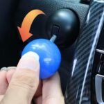 ⁦عرض مفتاح تشغيل على شكل فتيس   + منظم السيارة الشبك   + أقوى سفنجة لتنظيف الزجاج⁩ - الصورة ⁦2⁩