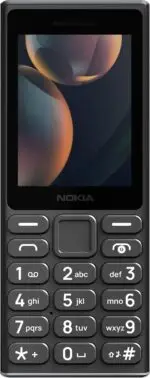 ⁦Nokia 108 TA-1627 Dual Sim Keypad Feature Mobile Phone, Black⁩ - الصورة ⁦2⁩
