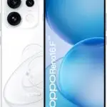 OPPO Reno16 F 5G Smartphone, 256GB 8GB RAM Pop White, Unlocked Dual SIM, 6.57 Inch FHD+ AMOLED 120Hz Display, 50MP Triple Camera, MediaTek Dimensity 7300-Energy, 80W SUPERVOOC Fast Charging
