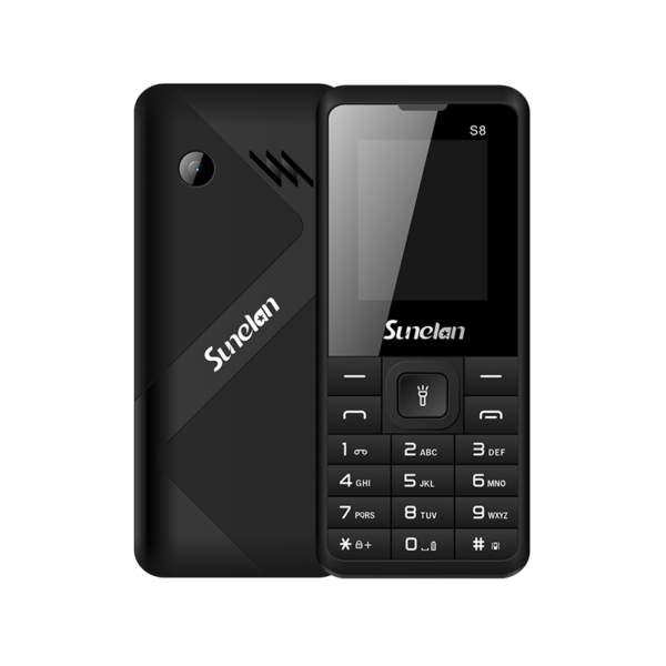 Sunelan S8 1.8 Mini Modern Mobile Phone Keyboard Mobile Phone 32MB 1000mAh New Small Function Mobile Phone BLACK