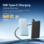 ⁦Oraimo PowerFlow L1 OPB-1103 باوربنك 10000mAh-Blue⁩ - الصورة ⁦12⁩