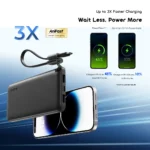 ⁦Oraimo PowerFlow L1 OPB-1103 باوربنك 10000mAh-Blue⁩ - الصورة ⁦10⁩