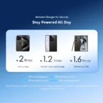 ⁦Oraimo PowerFlow L1 OPB-1103 باوربنك 10000mAh-Blue⁩ - الصورة ⁦7⁩