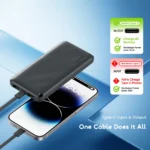 ⁦Oraimo PowerFlow L1 OPB-1103 باوربنك 10000mAh-Blue⁩ - الصورة ⁦6⁩