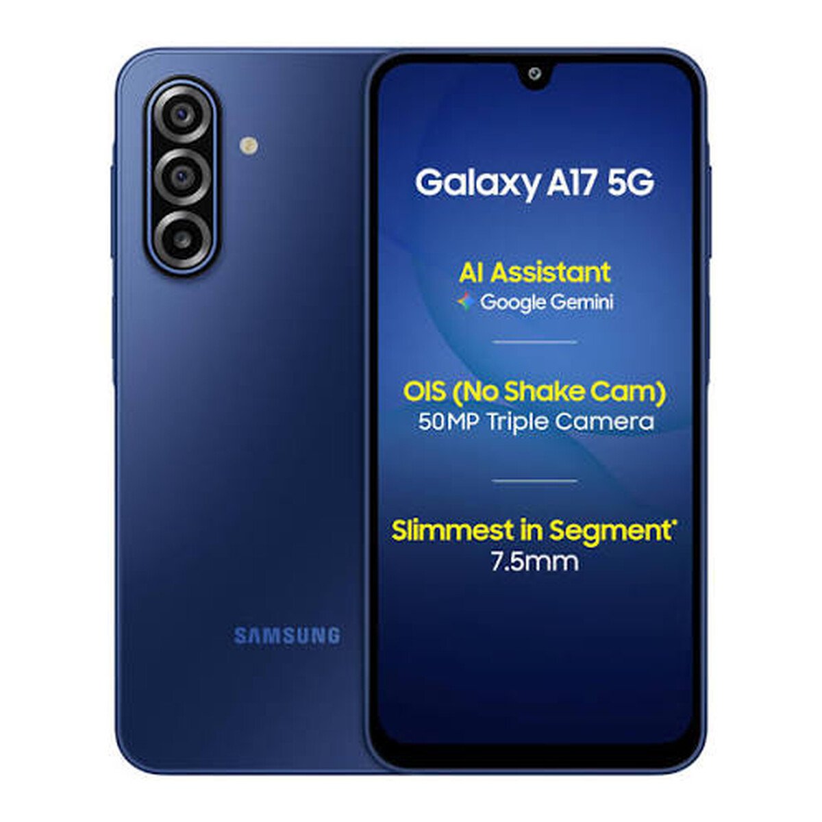 Samsung Galaxy A17 5G 8GB RAM 256GB ROM Blue Square Samsung Galaxy A17 5G 8GB RAM 256GB ROM Blue - Image 1
